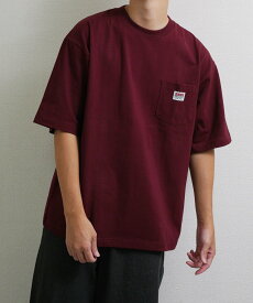 BEN DAVIS 【c-23580914】BEN DAVIS別注ピスネームポケTシャツ ジップファイブ/ニルウェイ トップス カットソー・Tシャツ グリーン イエロー ホワイト オレンジ パープル グレー ネイビー ワインレッド ブラウン ブラック【送料無料】