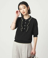 UNITED ARROWS green label relaxing フリル ポロニット ユナイテッドアローズ グリーンレーベルリラクシ…