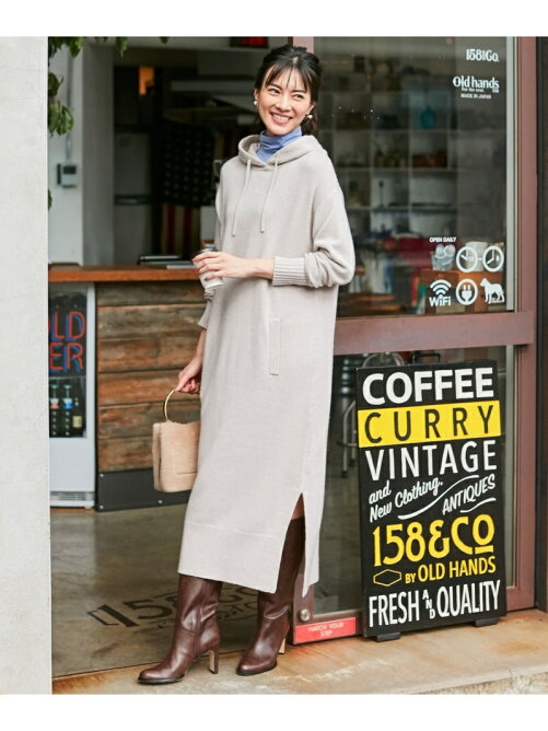 Icb Softcashmeremixパーカーワンピース Rakuten Fashion 楽天ファッション 旧楽天ブランドアベニュー V