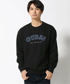 【SALE／50%OFF】GUESS (M)Logo Sweatshirt ゲス トップス スウェット・トレーナー グレー ブラック ホワイト【送料無料】