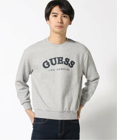 【SALE／50%OFF】GUESS (M)Logo Sweatshirt ゲス トップス スウェット・トレーナー グレー ブラック ホワイト【送料無料】