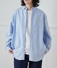 【SALE／30%OFF】coen POLO BCS(ポロ・ビーシーエス)別注オックスフォードボタンダウンシャツ コーエン トップス シャツ・ブラウス ブルー ホワイト ネイビー