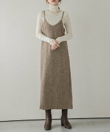 La-gemme Iラインキャミワンピース ラジュール ワンピース・ドレス ワンピース ブラウン グレー ブラック…