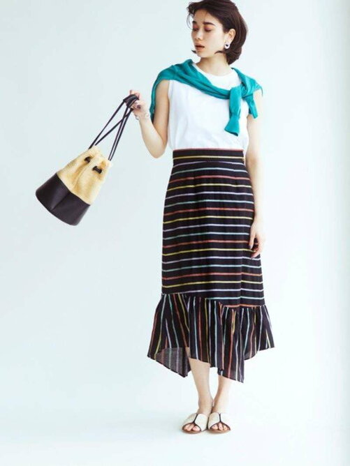 United Arrows Ltd Outlet Smfhwcliマルチラメボーダースカート Rakuten Fashion 楽天ファッション 旧楽天ブランドアベニュー Ax4377