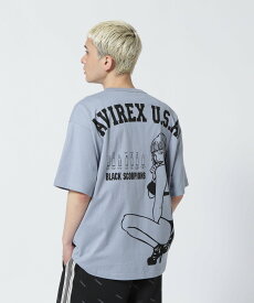 AVIREX 《WEB&DEP限定》BLACK SCORPIONS S/S T-SHIRT/ブラックスコーピオンズ 半袖 Tシャツ アヴィレックス トップス カットソー・Tシャツ ブルー ブラック ホワイト グリーン【送料無料】