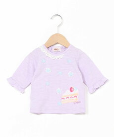 Souris Souris/(K)フレジェTシャツ スーリー トップス カットソー・Tシャツ パープル【送料無料】