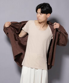 NANO universe Anti Soaked(R) Plus インナーTシャツ 半袖 ナノユニバース トップス カットソー・Tシャツ ホワイト ブラック ベージュ