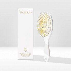 SNOW FOX SKINCARE プレミアム FOX カッサ ホワイト ヘアブラシ スノー フォックス スキンケア ヘアケア ヘアブラシ・コーム【送料無料】