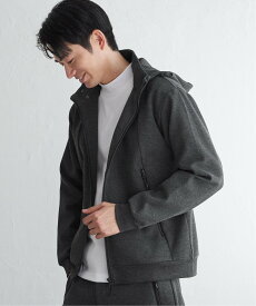 【SALE／20%OFF】ikka 【セットアップ対応】ダブルフェイスカノコ2wayジップパーカ イッカ トップス その他のトップス グレー ブラック【送料無料】