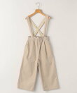 SHIPS KIDS:140~150cm / コーデュロイ ストラップ ワイド パンツ