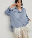 シアーデニムシャツ