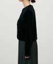 ベロアショートカーディガン