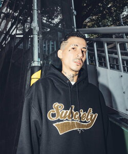 �ySALE�^50%OFF�zSubciety FRINGE GLORIOUS PARKA �T�u�T�G�e�B �g�b�v�X �p�[�J�[�E�t�[�f�B�[ �l�C�r�[ �O���[ �I�����W �u���b�N�y���������z