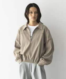�ySALE�^50%OFF�zGARAGE OF GOOD CLOTHING �s���X�g���C�v�n�[�tZIP�v���I�[�o�[ �K���[�W �I�u �O�b�h �N���[�W���O �g�b�v�X �V���c�E�u���E�X �O���[ �x�[�W�� �u���E���y���������z