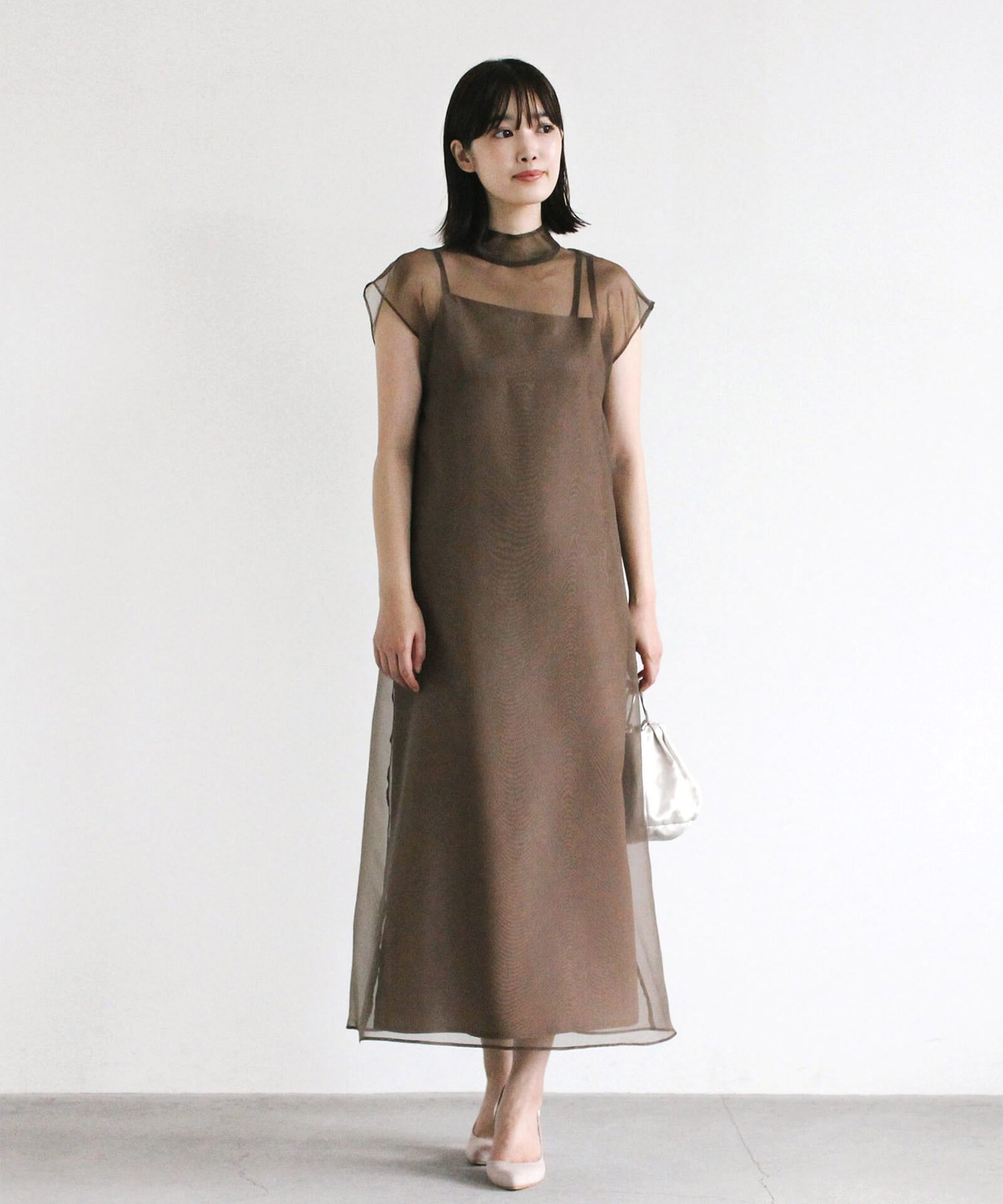 kaene｜アシメオーガンジードレス | Rakuten Fashion(楽天ファッション