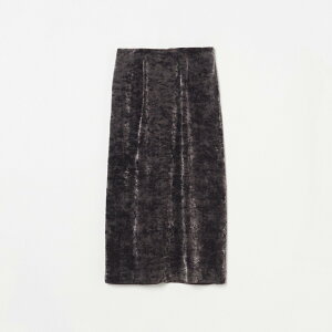 �ySALE�^30%OFF�zHELIOPOLE CRUSHED VELOUR TIGHT SKIRT �G���I�|�[�� �X�J�[�g ���̑��̃X�J�[�g �x�[�W�� �O���[ �O���[���y���������z