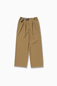 and wander PE melange twill pants �A���h�����_�[ �p���c ���̑��̃p���c �u���b�N �u���E�� �O���[�y���������z