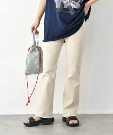 in the Market IN THE MARKET｜カットオフ フレアイージーパンツ [[IN-096]][C] ハグハグ パンツ その他のパンツ ブラック【送料無料】