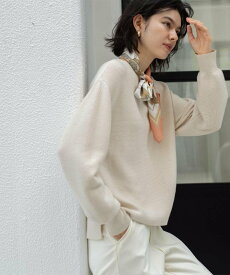 【SALE／40%OFF】OPAQUE.CLIP ラメガーターボートネックニット【洗濯機OK】 オペークドットクリップ トップス ニット グレー レッド ホワイト ブルー