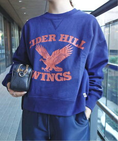 SLOBE IENA RUSSELL ATHLETIC/ラッセルアスレチック ロゴスウェット RCW-25717 スローブ イエナ トップス スウェット・トレーナー グレー ネイビー【送料無料】