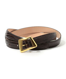 TOMORROWLAND GOODS ATELIER AMBOISE PYTHON ���U�[�x���g �g�D�����[�����h �t�@�b�V�����G�� �x���g�y���������z
