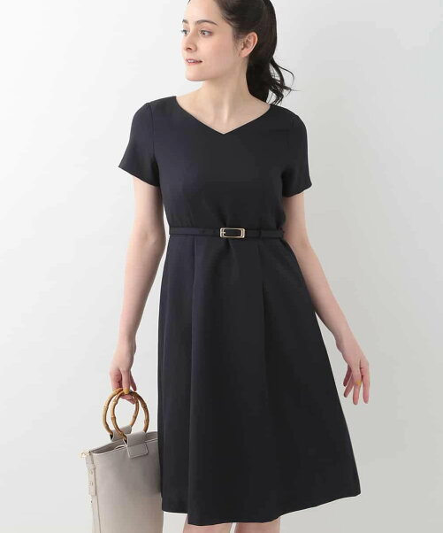 Ofuon 洗濯機で洗える 機能性素材 ベルト付きワンピース Rakuten Fashion 楽天ファッション 旧楽天ブランドアベニュー Ak81
