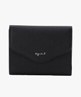 agnes b. VOYAGE レザー 二つ折りウォレット "ava" TAW02-01 アニエスベー 財布・ポーチ・ケース 財布 ブ…