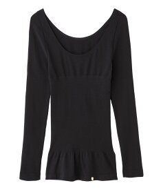 【SALE／63%OFF】PEACH JOHN 【吸水速乾・即メリハリ着圧補整インナー.ウエスト・二の腕に】ナイスバディ長袖 ピーチ・ジョン インナー・ルームウェア その他のインナー・ルームウェア ベージュ グレー ブラック