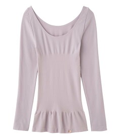 【SALE／63%OFF】PEACH JOHN 【吸水速乾・即メリハリ着圧補整インナー.ウエスト・二の腕に】ナイスバディ長袖 ピーチ・ジョン インナー・ルームウェア その他のインナー・ルームウェア グレー