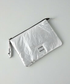 CITEN ＜CITEN＞CITEN2ポケットポーチ シテン 財布・ポーチ・ケース ポーチ ピンク ベージュ グリーン オレンジ シルバー ブラック