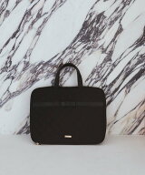 Maison de FLEUR オペラリボンキルトPCケース メゾン ド フルール バッグ その他のバッグ ブラック ピン…