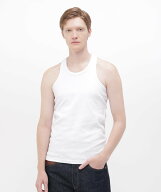 AVIREX 《DAILY/デイリー》RIB TANK TOP BACK CROSS/リブ タンクトップ バッククロス デイリーウェア ア…