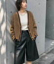 リバーシブル チルデンカーディガン