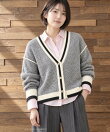リバーシブル チルデンカーディガン