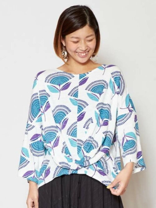 チャイハネ 北欧風プリントフロントクロストップス Rakuten Fashion 楽天ファッション 旧楽天ブランドアベニュー Ae23
