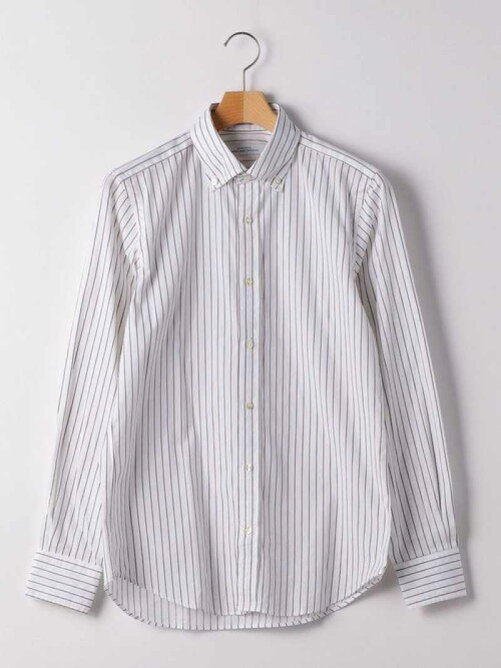 United Arrows Ltd Outlet Et ダブルフェイス ナローストライプ ショートボタンダウンカラー シャツ Rakuten Fashion 楽天ファッション 旧楽天ブランドアベニュー Cq43