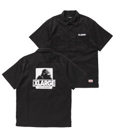 【SALE／40%OFF】XLARGE S/S OG WORK SHIRT シャツ XLARGE エクストララージ トップス シャツ・ブラウス ブラック ブルー ピンク ホワイト【送料無料】