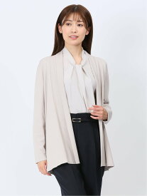 【SALE／10%OFF】m.f.editorial 前立てリブ トッパーニットカーディガン タカキュー トップス カーディガン ベージュ ネイビー【送料無料】