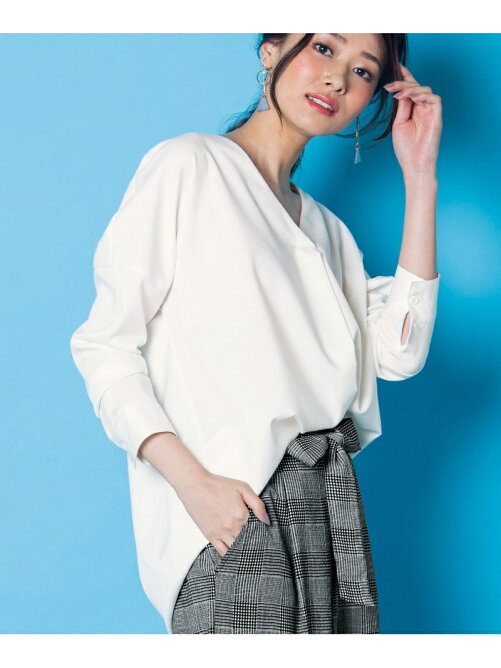 Ranan Vネックブラウスチュニック Rakuten Fashion 楽天ファッション 旧楽天ブランドアベニュー M9