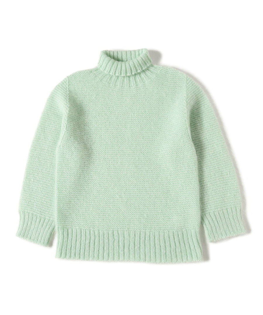 【SALE/40%OFF】EFFE BEAMS 【YouTubeで紹介】カラー ガーター タートルニット 主役級ニット デミルクス ビームス トップス ニット ホワイト グリーン パープル【送料無料】 - メイン画像 7