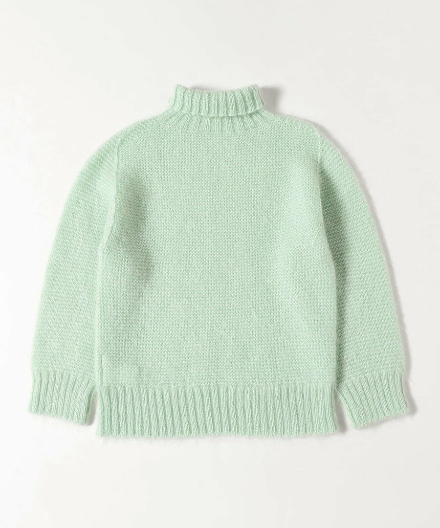 【SALE/40%OFF】EFFE BEAMS 【YouTubeで紹介】カラー ガーター タートルニット 主役級ニット デミルクス ビームス トップス ニット ホワイト グリーン パープル【送料無料】 - メイン画像 12