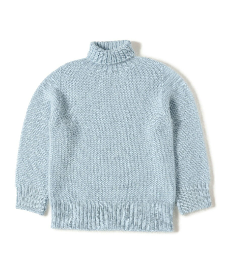 【SALE/40%OFF】EFFE BEAMS 【YouTubeで紹介】カラー ガーター タートルニット 主役級ニット デミルクス ビームス トップス ニット ホワイト グリーン パープル【送料無料】 - メイン画像 9