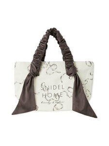 SNIDEL HOME �I�[�K�j�b�N�L�����o�X�g�[�g-SMALL-(RIBBON) �X�i�C�f���z�[�� �o�b�O ���̑��̃o�b�O �u���b�N�y���������z
