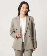 a day in the life スラブツイル 4ボタン ダブルジャケット -セットアップ対応・マシンウォッシャブル- …
