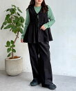 コーデュロイビスチェセットアップ