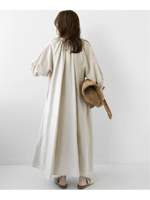 Journal Standard Relume 追加 リネンコットンラグランギャザーワンピース Rakuten Fashion 楽天ファッション 旧楽天ブランドアベニュー Df03