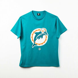 【SALE／29%OFF】5351POUR LES HOMMES 【5/】NFL DOLPHINS T シャツ ゴーサンゴーイチプールオム トップス カットソー・Tシャツ ブラック グリーン【送料無料】