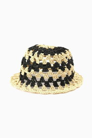 【SALE／20%OFF】ROSE BUD 透かし編みスカラップハット ローズバッド 帽子 その他の帽子 ベージュ グリーン