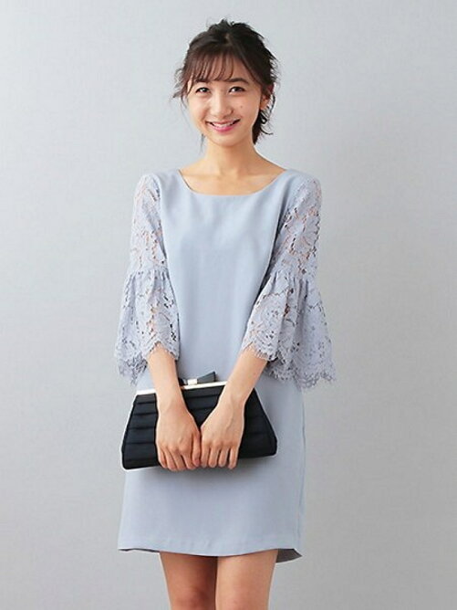 31 Sons De Mode 袖レースサックワンピース Rakuten Fashion 楽天