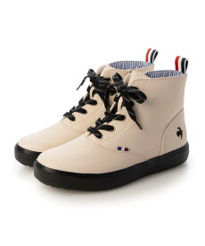 le coq sportif 【レイン対応】ミッドカット厚底レインブーツ(LCS テルナ III MID R) モード・エ・ジャコモ×イング シューズ・靴 レインシューズ・ブーツ ブルー【送料無料】